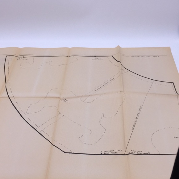 Vintage 1979 Carousel Christmas Tree Skirt Sewing Pattern Uncut Jean Wilkinson - Picture 10 of 13